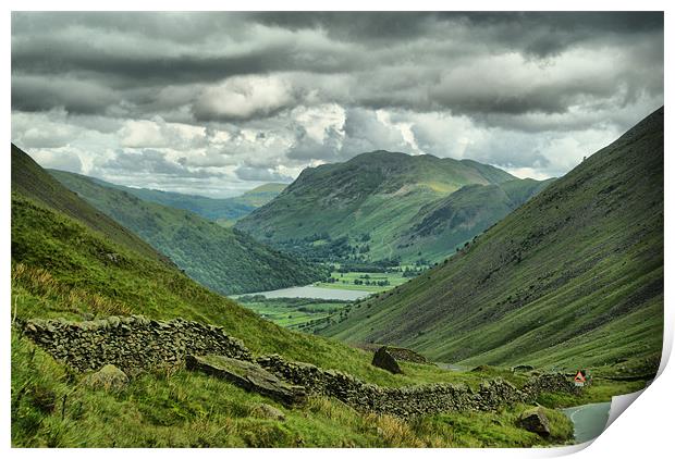 Brothers Water From Kirkstone Pass Print by Sandi-Cockayne ADPS