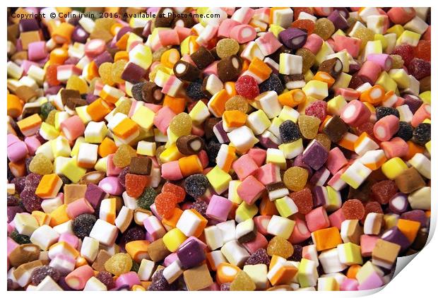 Dolly Mixtures  Print by Colin irwin