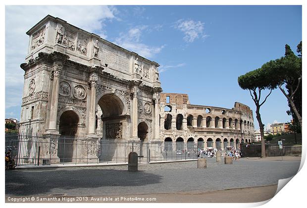 Arch of Constantine Print by Samantha Higgs