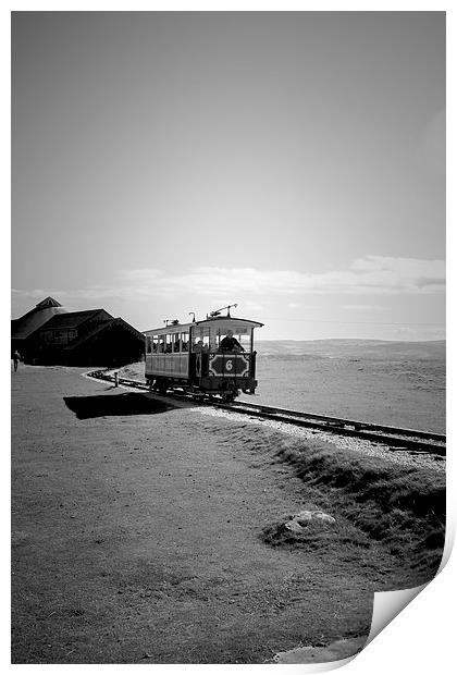 The Great Orme Tramway Print by Sean Wareing