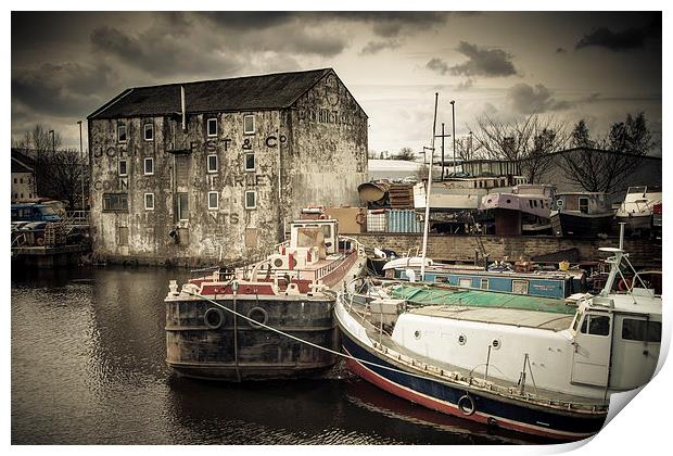 Wakefield Wharf Print by Sean Wareing