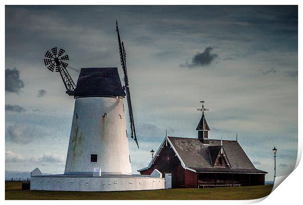 Lytham Windmill Print by Sean Wareing
