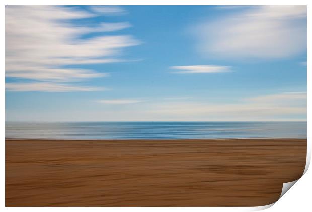 Beach Abstract Print by Sean Wareing