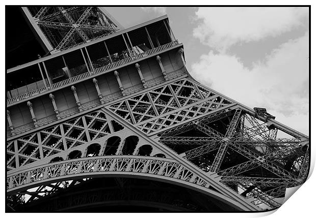 La Tour Eiffel Print by Berit Ipsen
