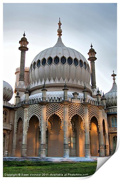 Royal Pavilion, Brighton Print by Dawn O'Connor