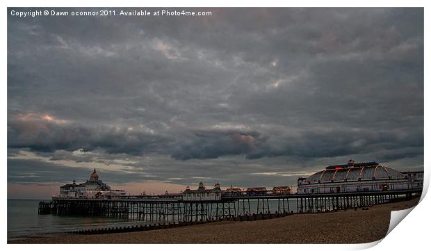 Eastbourne Pier, East Sussex. 2 Print by Dawn O'Connor