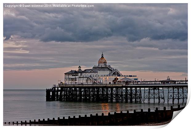 Eastbourne Pier, East Sussex. 4 Print by Dawn O'Connor