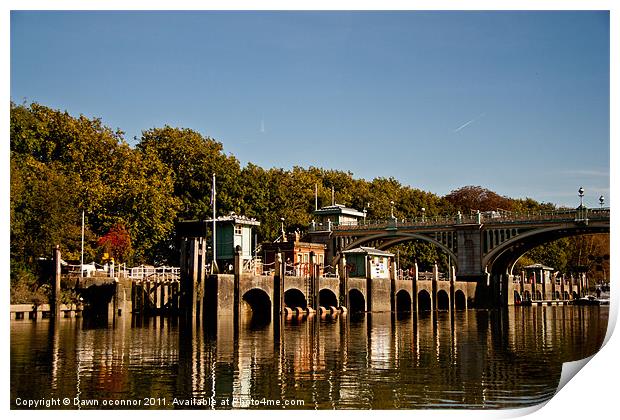 Richmond Lock Print by Dawn O'Connor