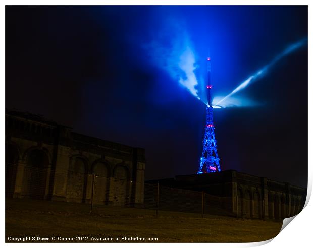 Crystal Palace Transmitting Tower Print by Dawn O'Connor