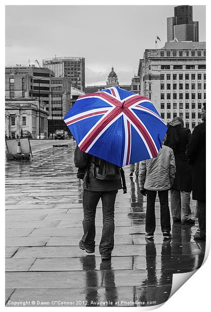 British Weather Print by Dawn O'Connor