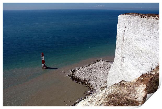 Beachy head view Print by Graham Piper