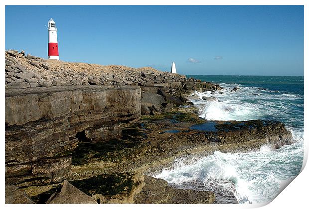 Portland Bill Print by Graham Piper