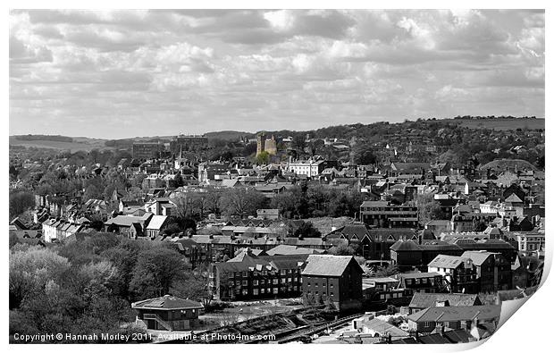 Lewes, East Sussex Print by Hannah Morley