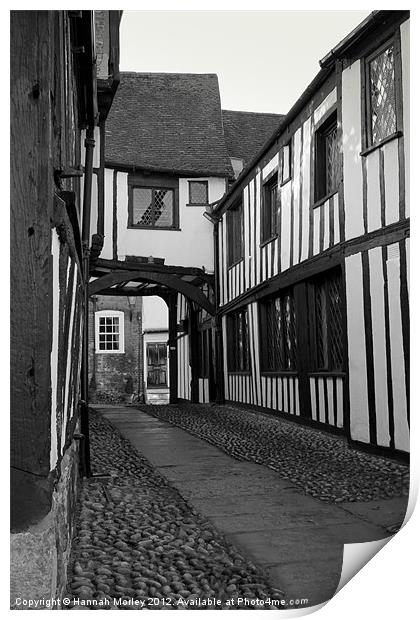 The Mermaid Inn, Rye Print by Hannah Morley