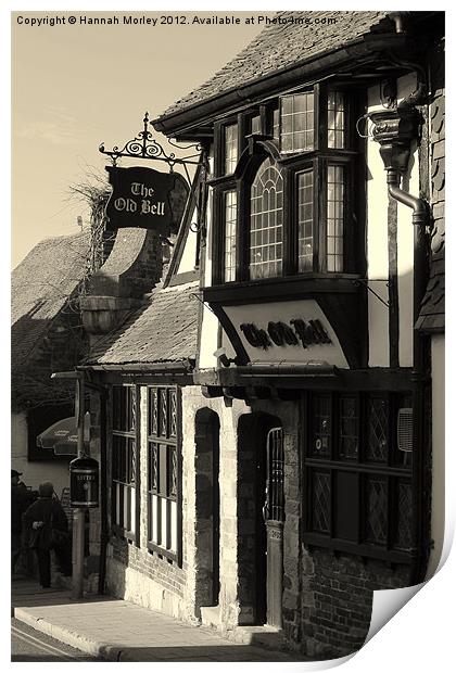 The Old Bell, Rye Print by Hannah Morley