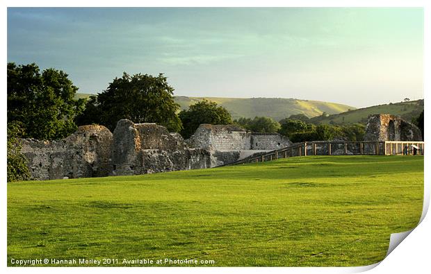 Lewes Priory Ruins Print by Hannah Morley