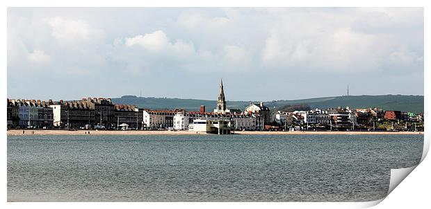  Weymouth Seafront Print by Anthony Michael 