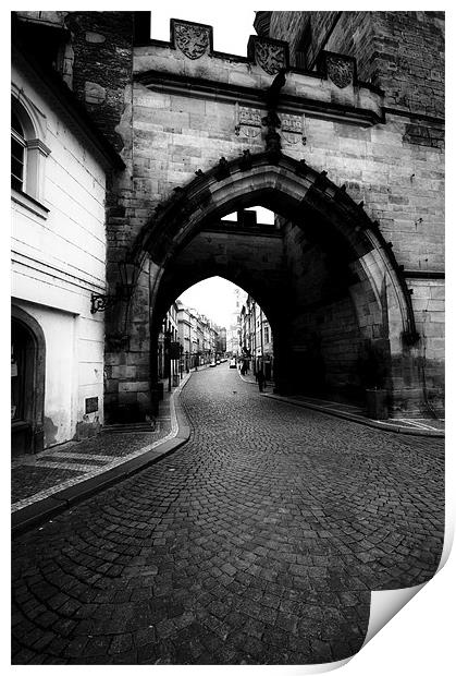 Through the Archway Print by Adam Lucas