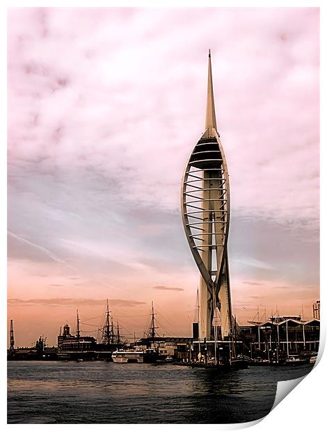 Spinnaker Print by Chris Manfield