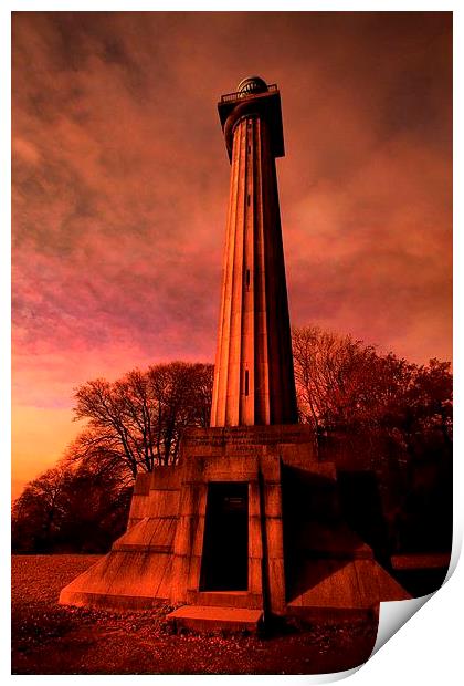 Monument Print by Chris Manfield