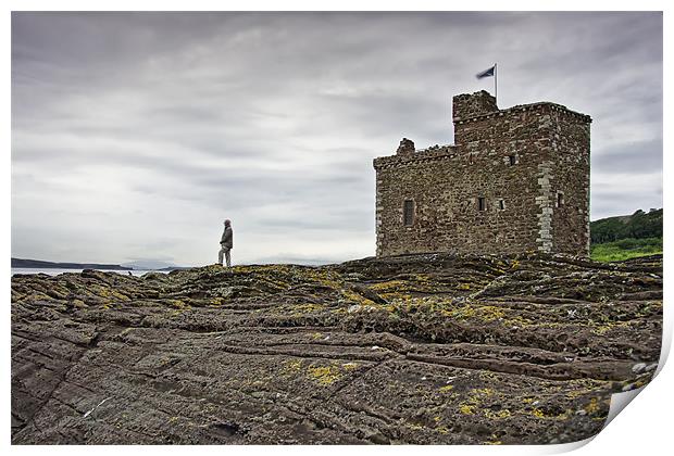 Scottish Castle Print by Sam Smith