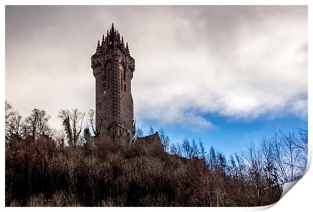  Wallace monument Print by Sam Smith