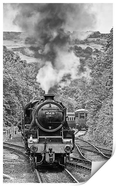 Steam train Print by Sam Smith