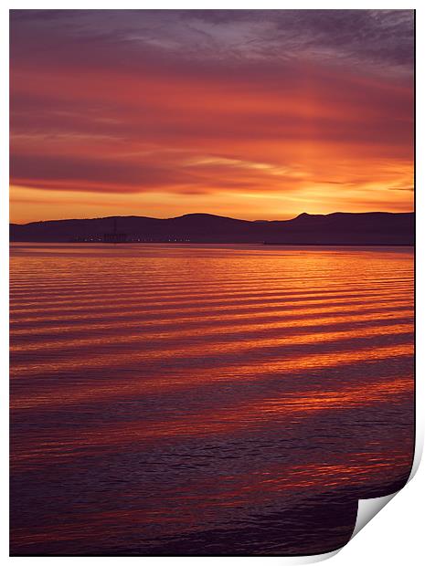 Red Sky at Night Print by james sanderson