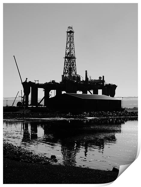 Rig Print by james sanderson