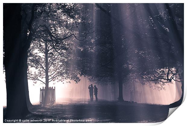 Into the Light 2 Print by colin ashworth