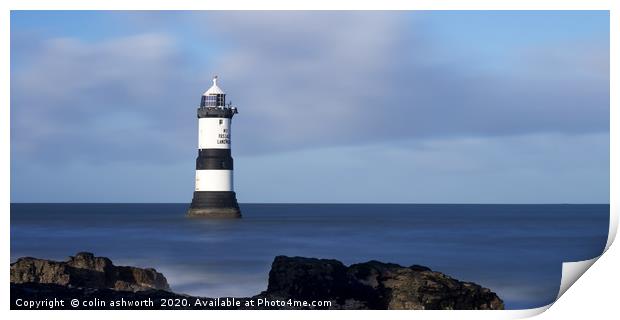 Penmon Point Lighthouse 004 Print by colin ashworth