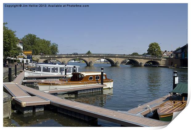 Henley on Thames Print by Jim Hellier