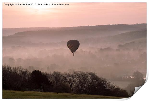  Down in the Valley Print by Jim Hellier