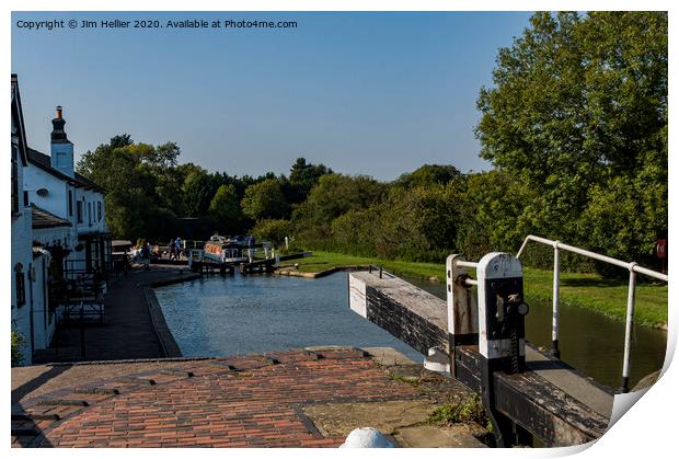 Grand Union Canal Print by Jim Hellier