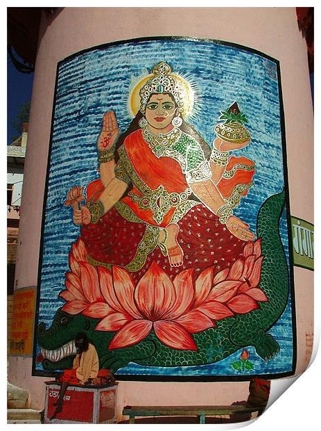 Varanasi - It's all About Ganga Print by Serena Bowles