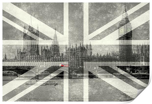  London Mix Print by Louise Godwin