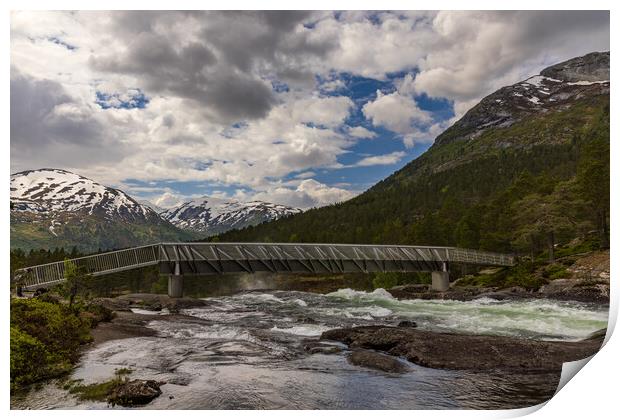 Gaularfjellet Print by Thomas Schaeffer