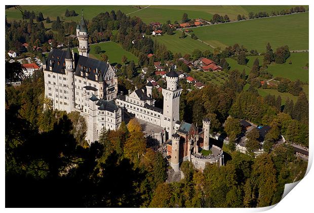 Neuschwanstein Castle Print by Thomas Schaeffer