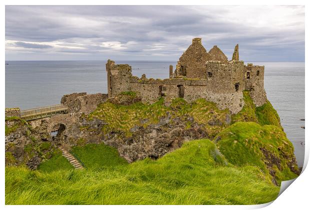 Dunluce Castle Print by Thomas Schaeffer