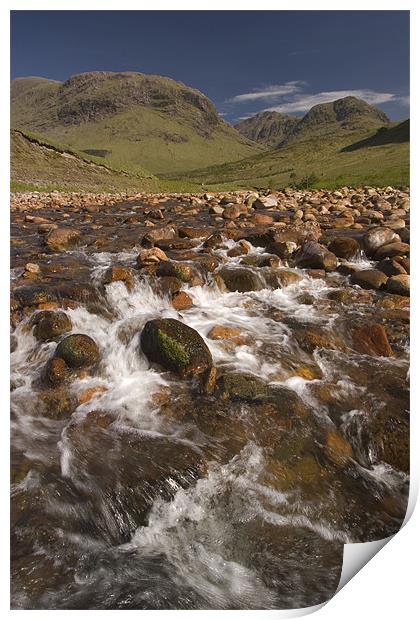 Glen Etive Print by Thomas Schaeffer