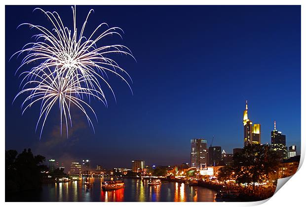 Fireworks Print by Thomas Schaeffer