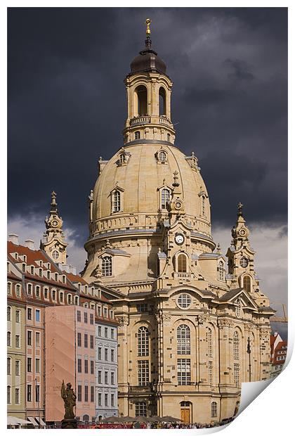 Frauenkirche Dresden Print by Thomas Schaeffer