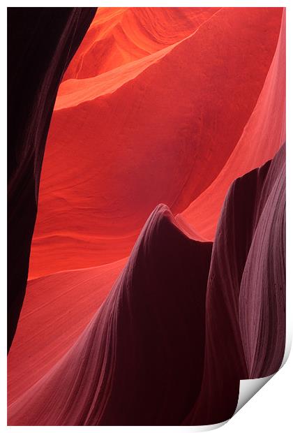 Antelope Canyon Print by Thomas Schaeffer