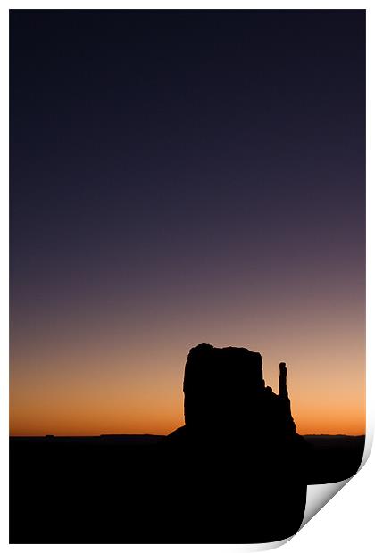 Monument valley morning Print by Thomas Schaeffer