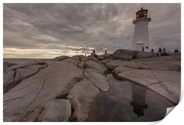 Peggys Cove Print by Thomas Schaeffer