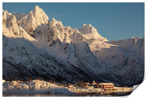 Austenesfjord Print by Thomas Schaeffer