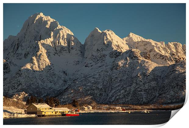 Austenesfjord Print by Thomas Schaeffer