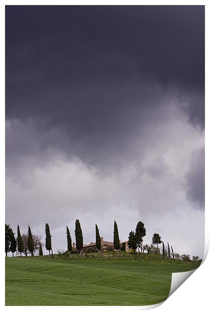 Rolling hills of the crete Print by Thomas Schaeffer