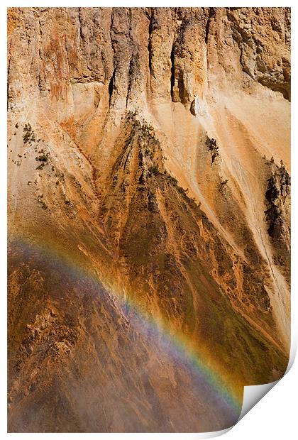 Grand Canyon of the Yellowstone Print by Thomas Schaeffer