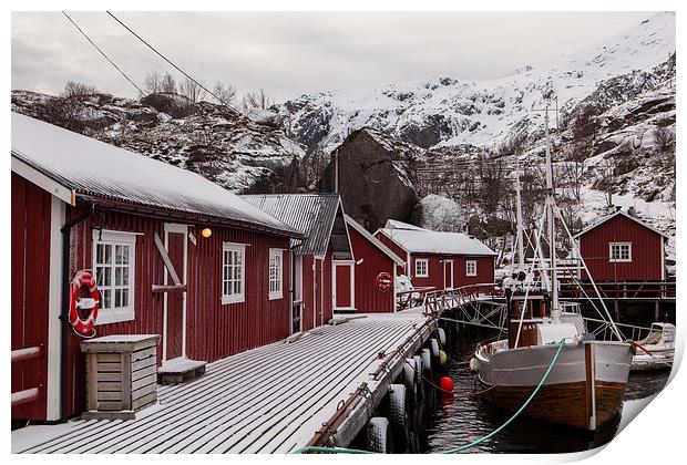 Nusfjord Print by Thomas Schaeffer